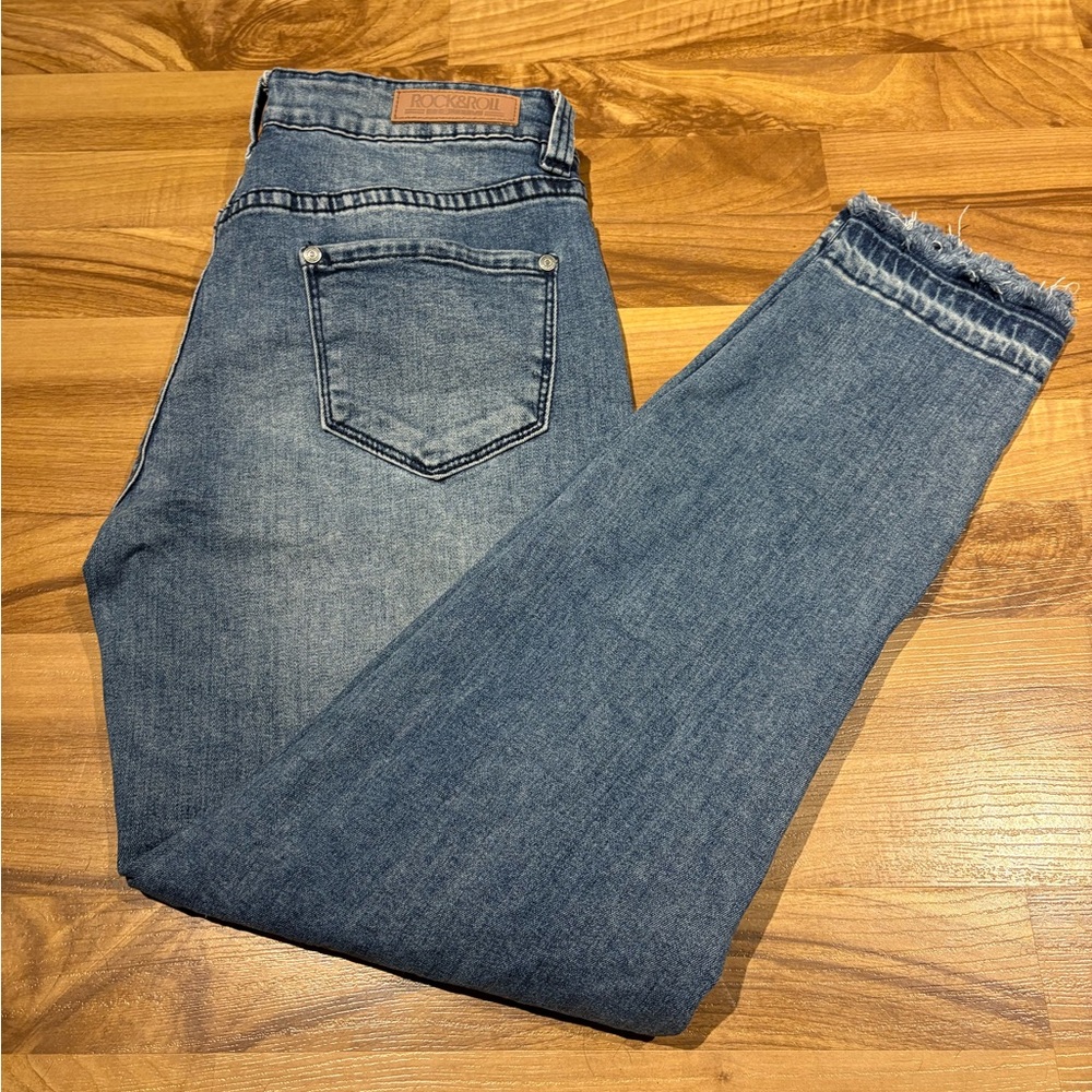 Rock & Roll Cowgirl Boyfriend Skinny Jean Size 28